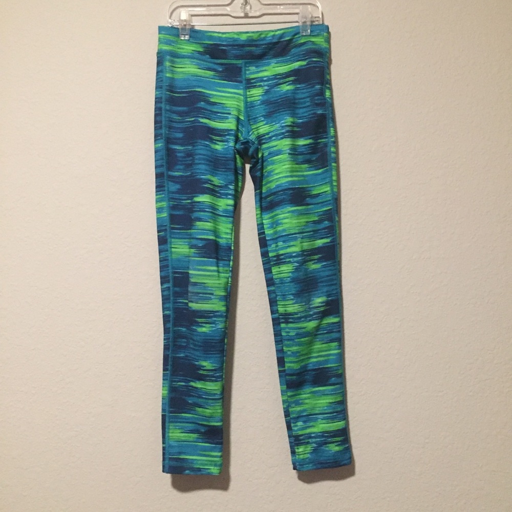 Old Navy active blue and green leggings